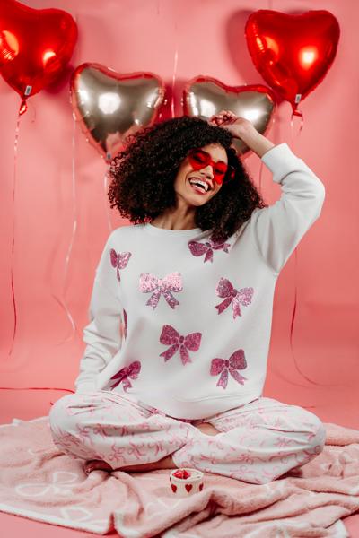 Bow Sparkle Sweatshirt