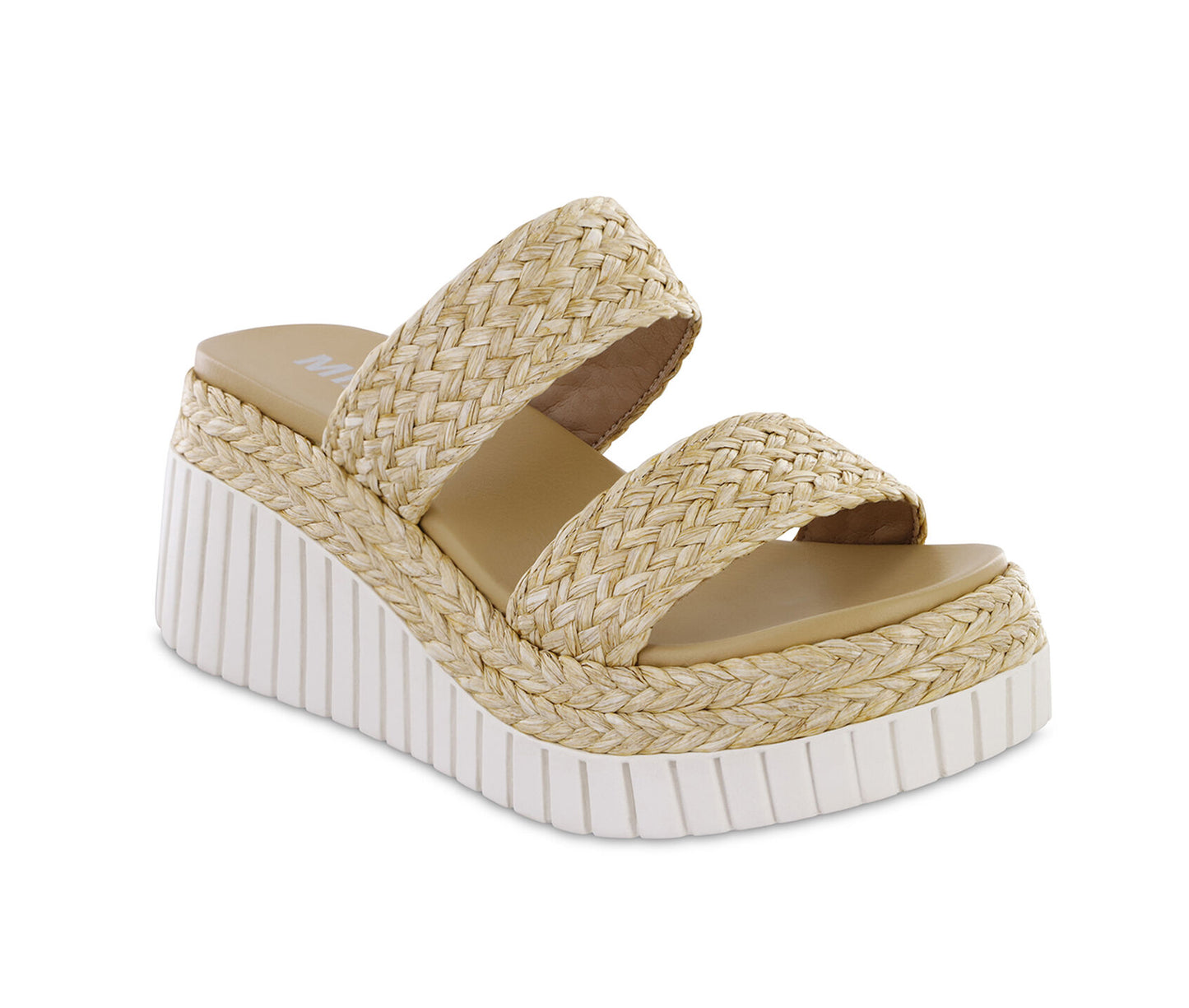 "Zayla" Raffia Wedge Sandal
