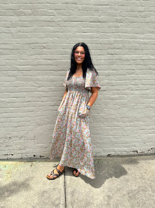 Wishlist "Tangled" Floral Print Dress