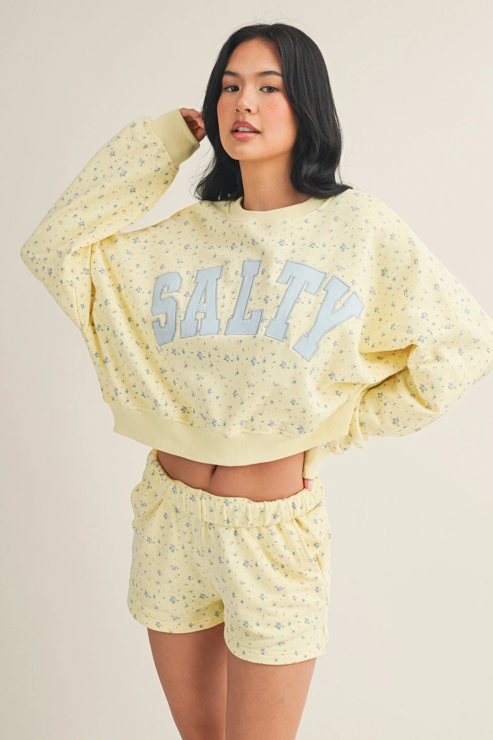 Salty Ditsy Crewneck