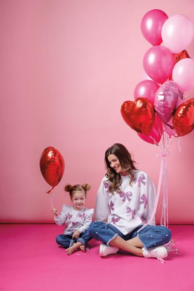 Bow Sparkle Sweatshirt