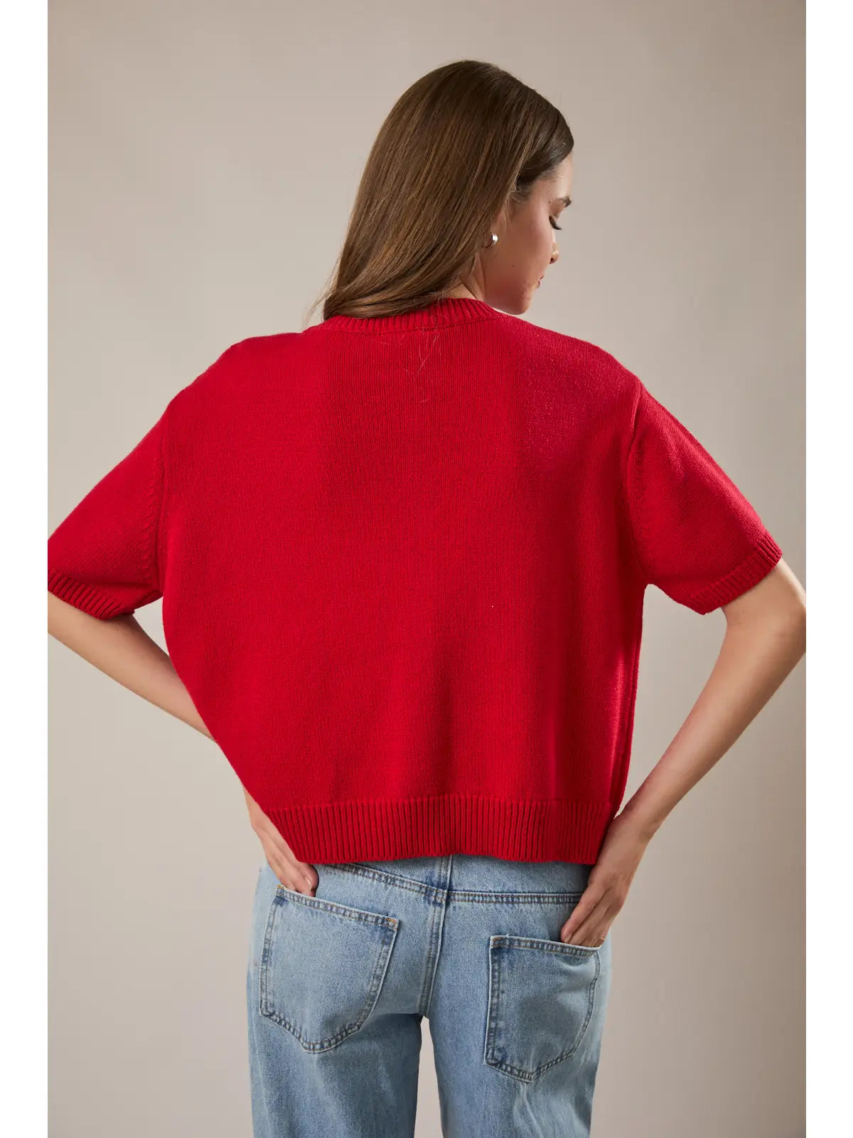 Cherry Soda Short Sleeve Cardigan