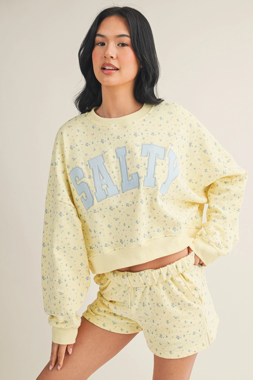 Salty Ditsy Crewneck