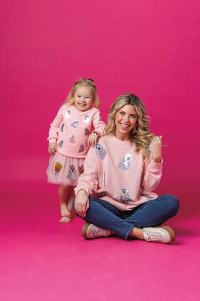 Ghost Sparkle Toddler Sweatshirt