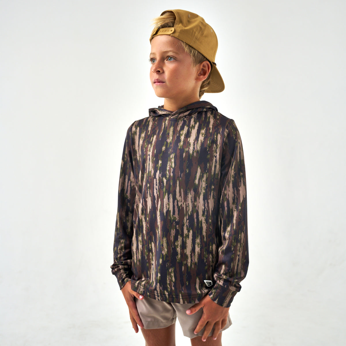 Youth Performance Hoodie-Midland Camo