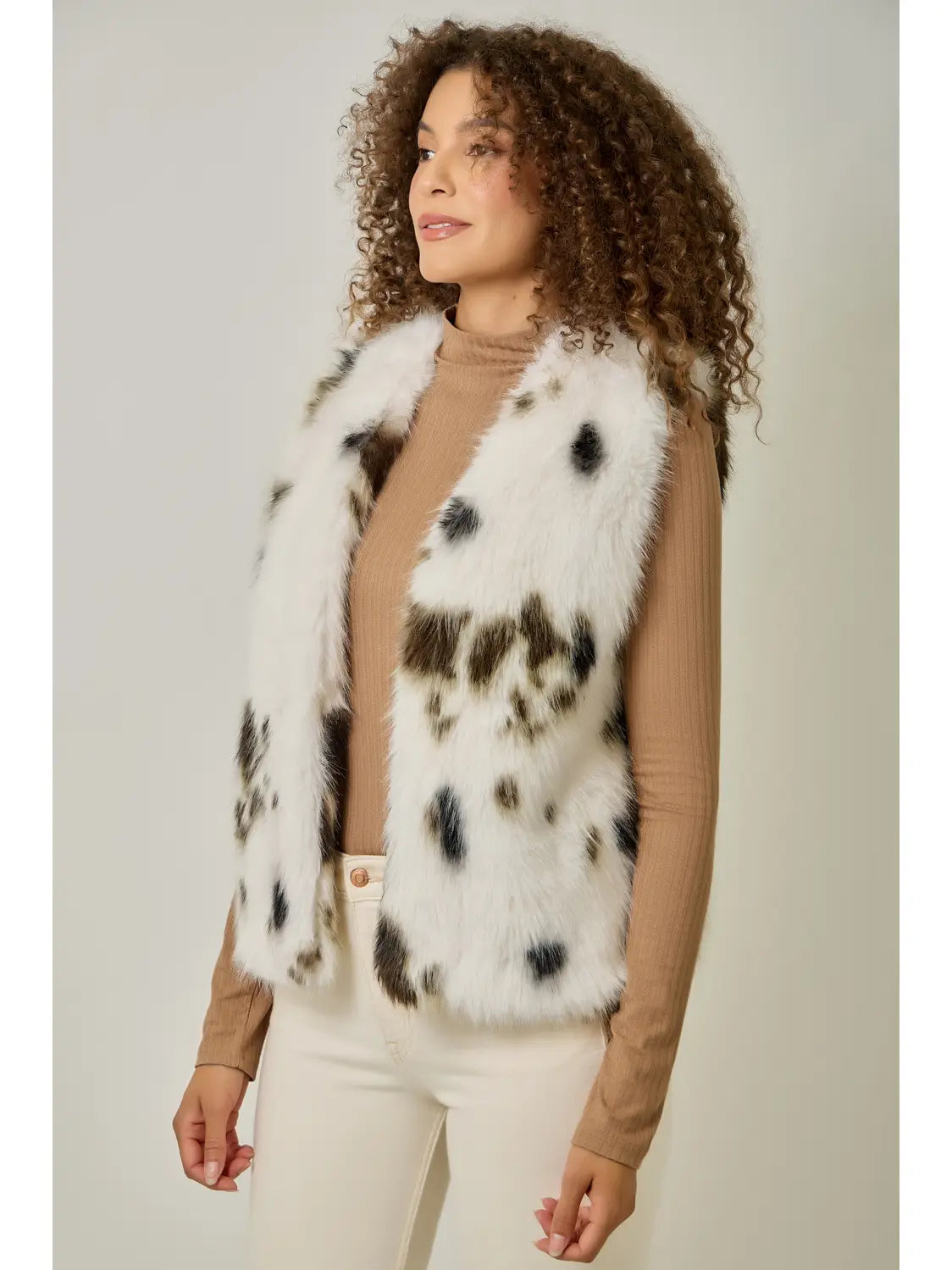 Faux Animal Fur Vest