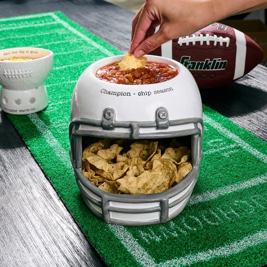 Football Helmet Chip and Dip