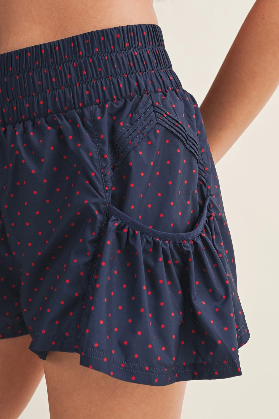 Pretty Polka Flare Shorts