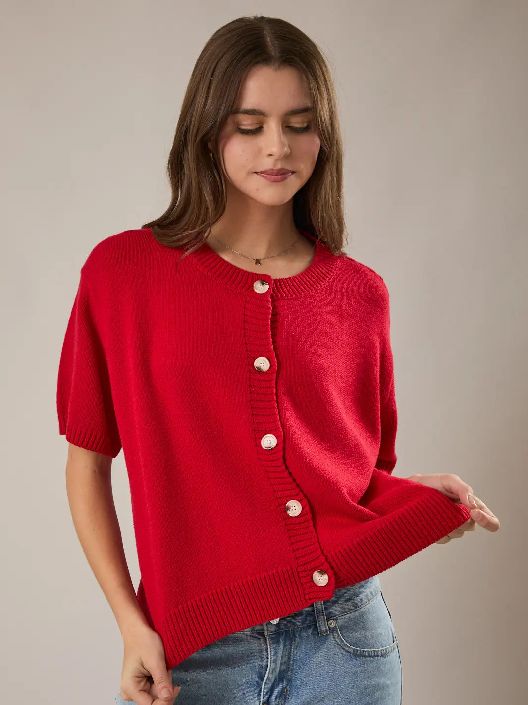 Cherry Soda Short Sleeve Cardigan