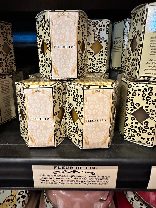 Tyler Boxed Votives- Fleur De Lis