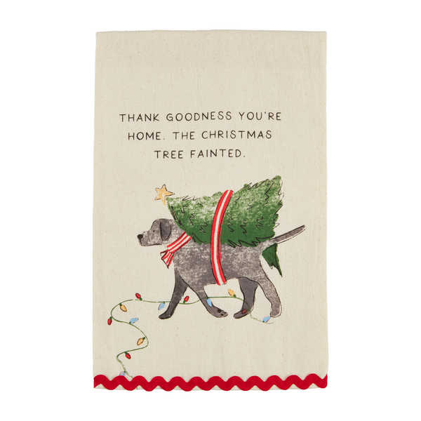 Christmas Dog Hand Towels