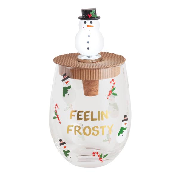 Christmas Glass & Light Up Stopper