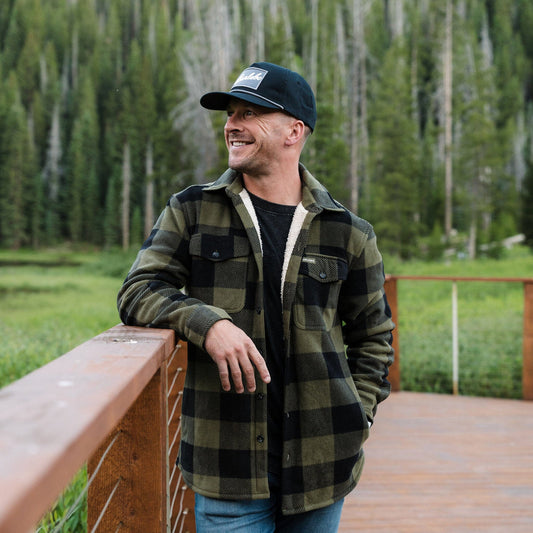 Burlebo Shacket- Mallard Green