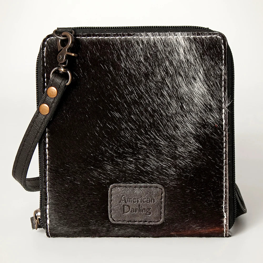 American Darling® Genuine Hair-on Cowhide Crossbody Wallet