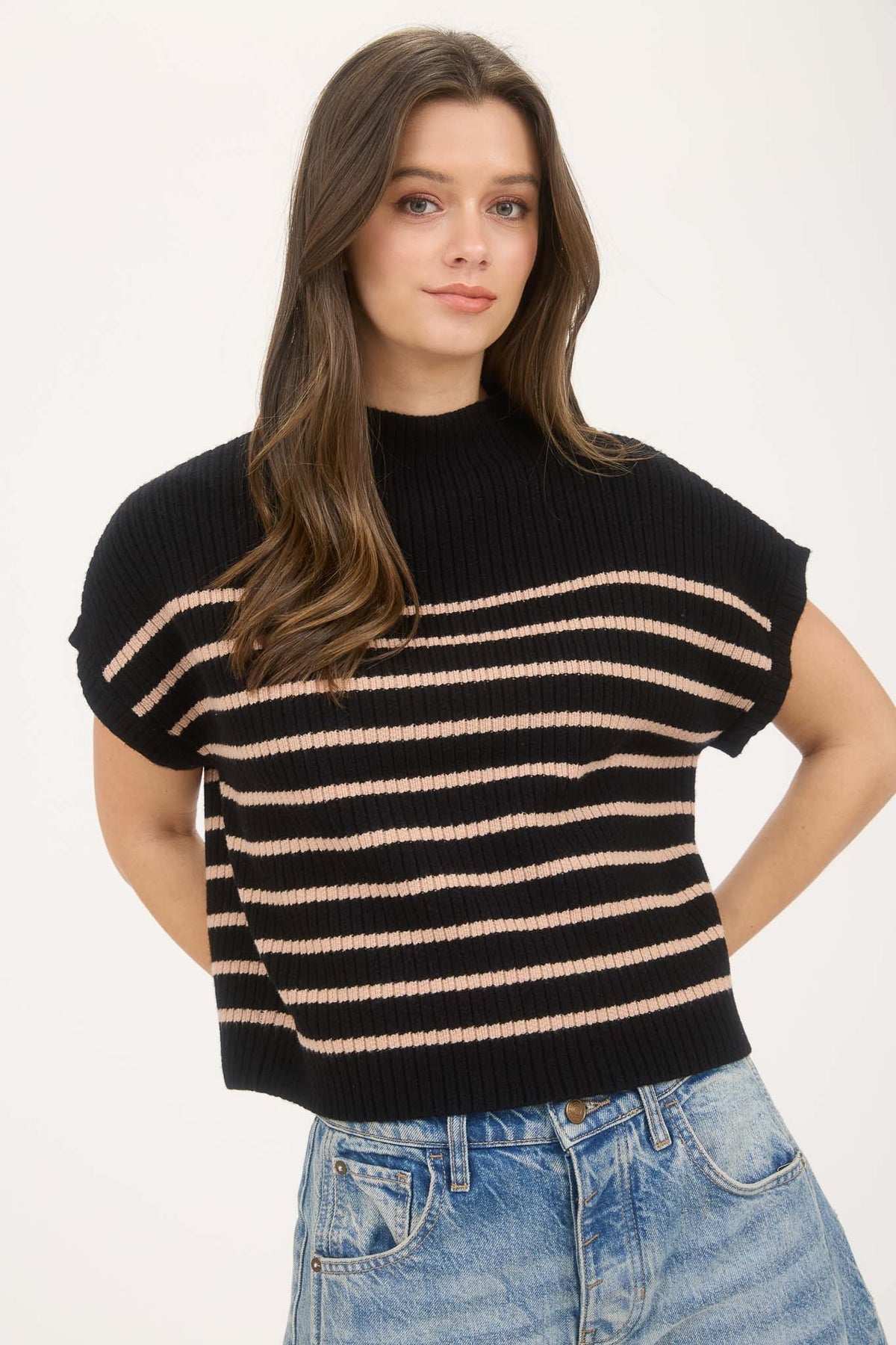 Stripe Mock Sweater