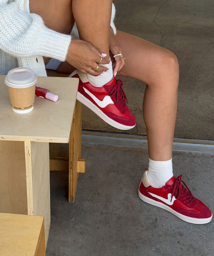Dolce Vita "Notice" Crimson Sneakers