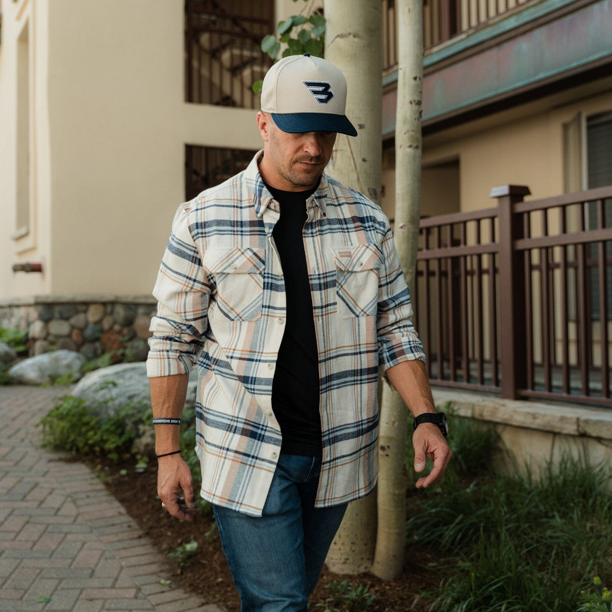 Cream Buffalo Flannel