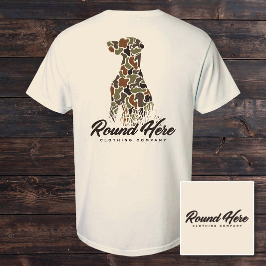 The Old North State Clothing Co. "Round Here" Duck Camo Tee
