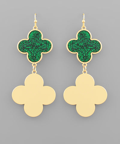 Double Clover Earrings