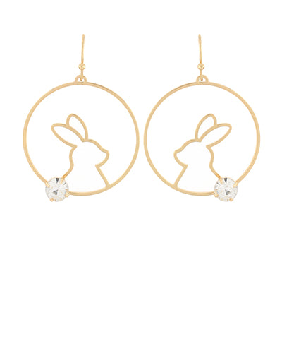 Wire Bunny Earrings