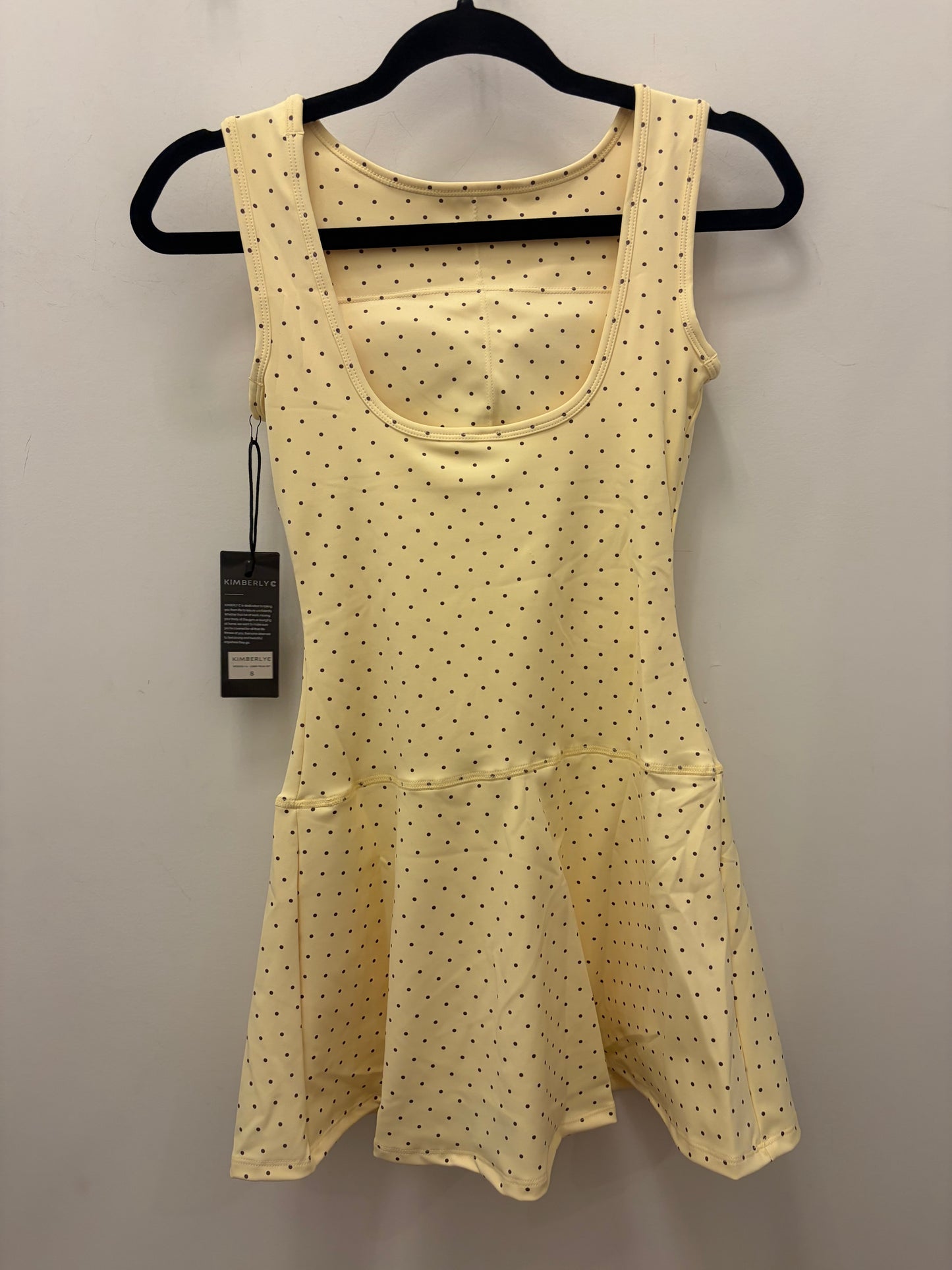 Lemon Polka Dot Athletic Dress