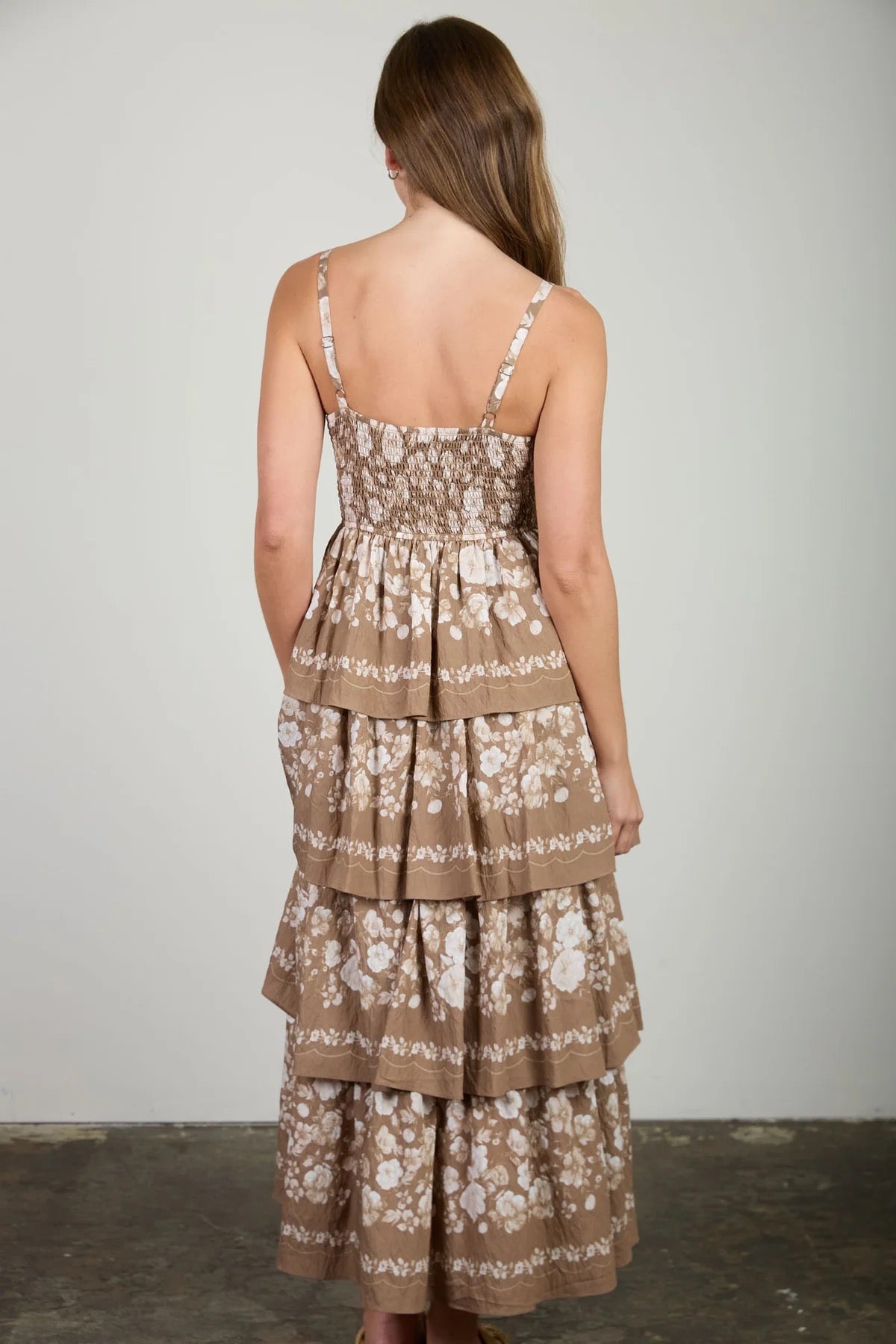Dandelion Ruffle Midi Dress