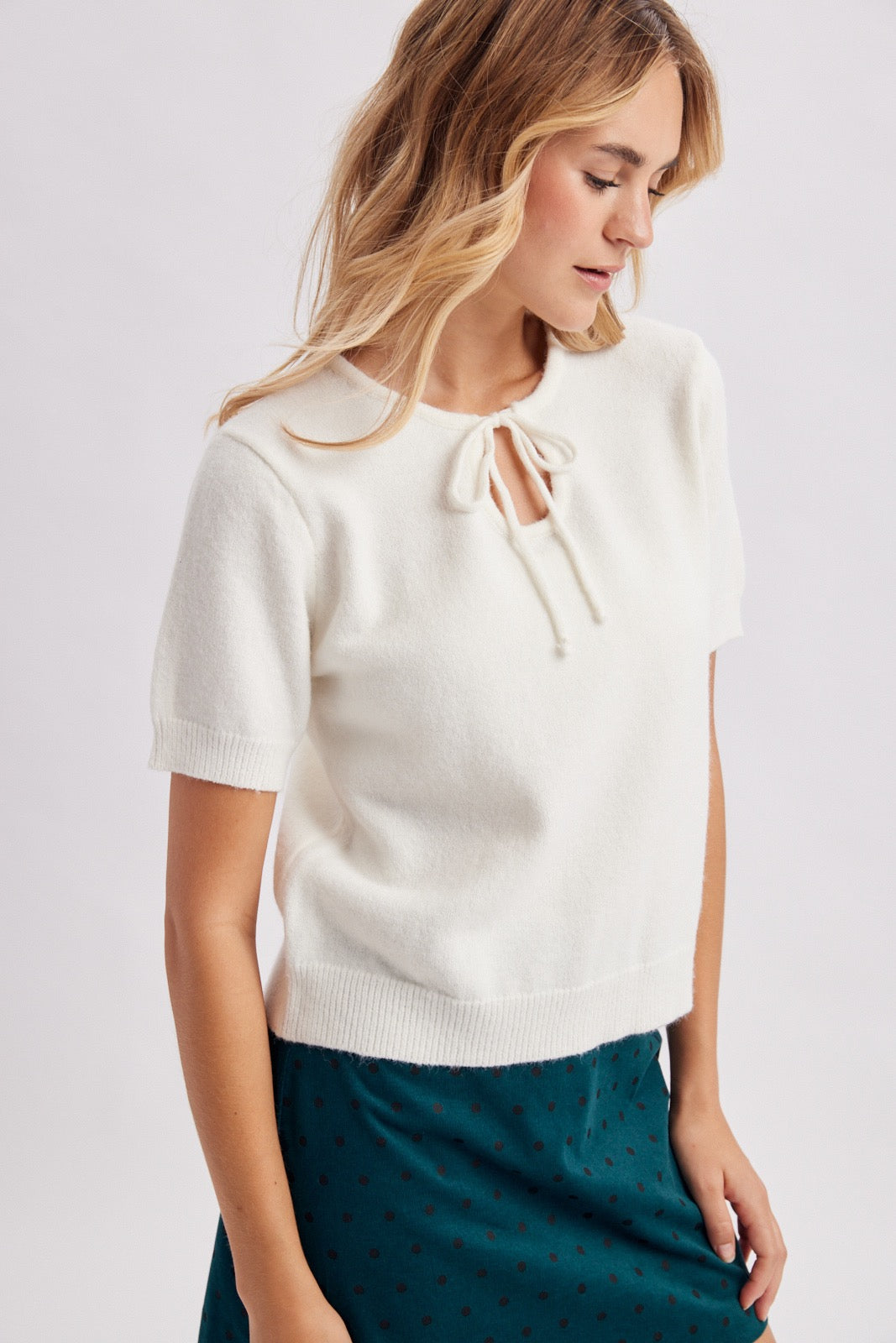 Tied Up Sweater Top
