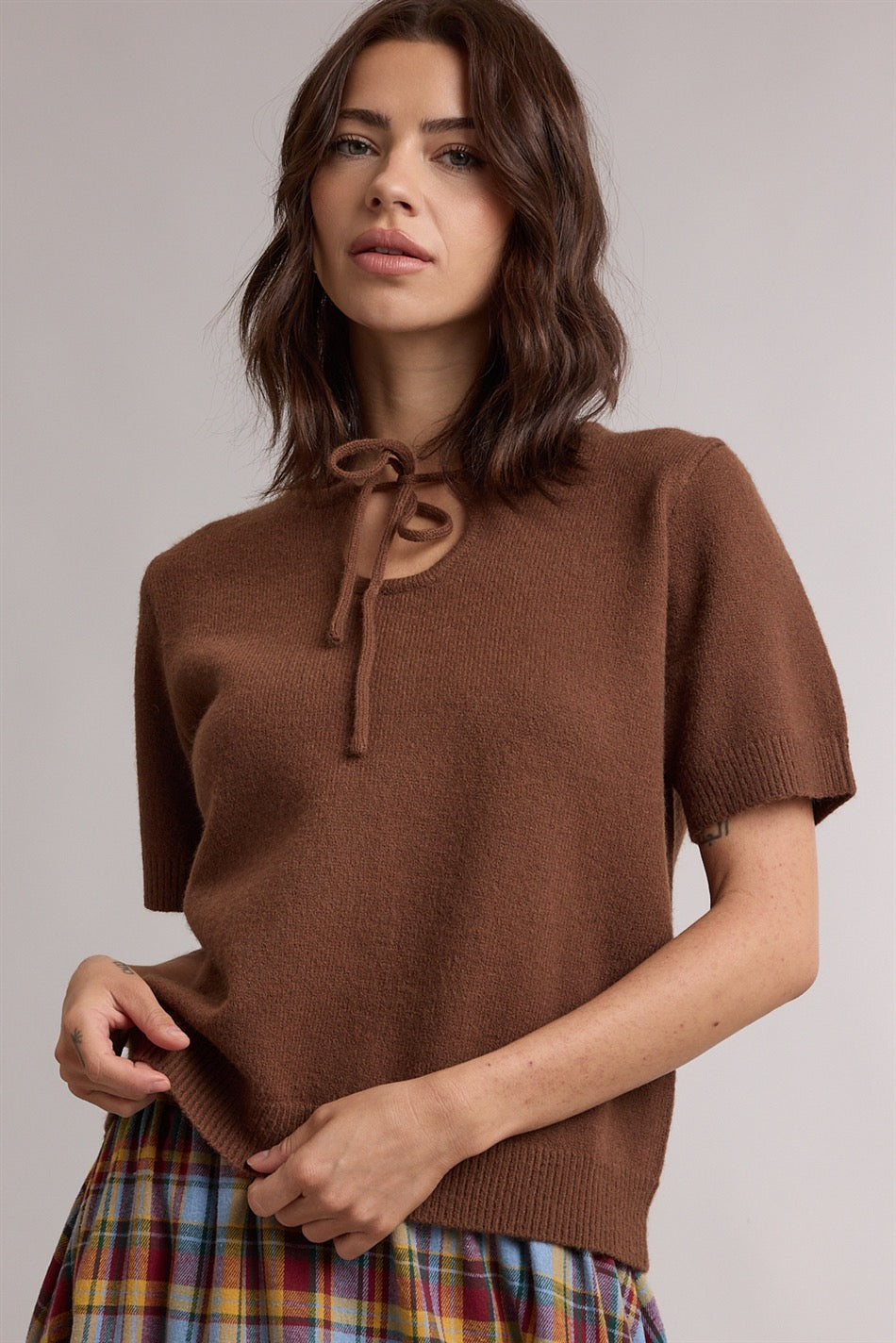 Tied Up Sweater Top
