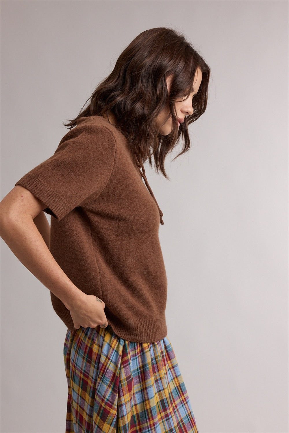 Tied Up Sweater Top