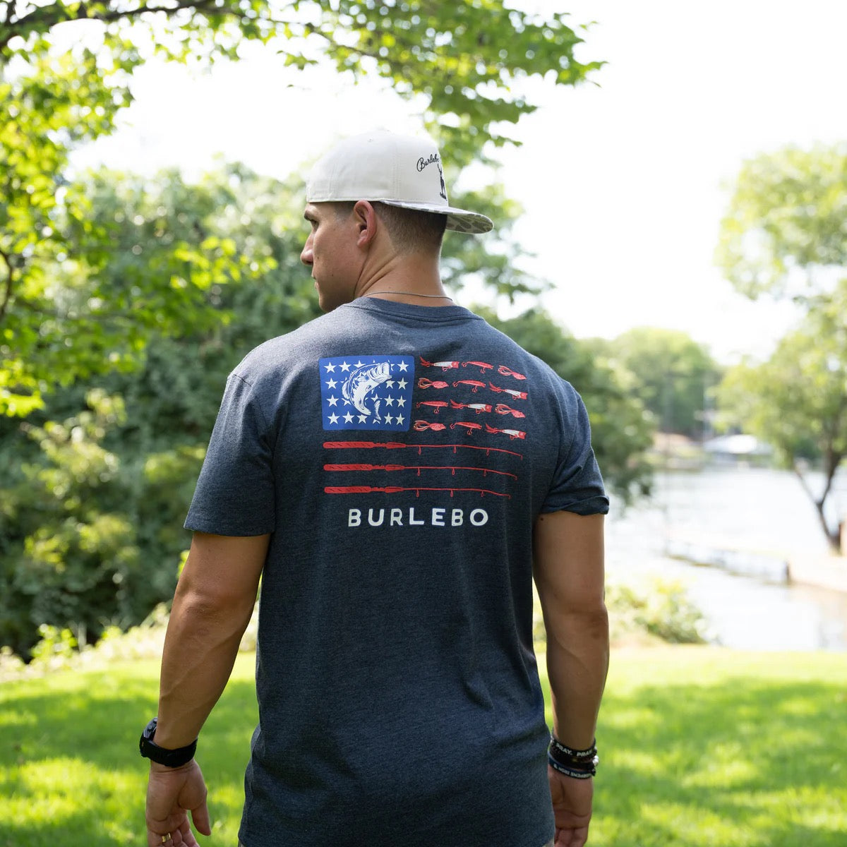 Burlebo T-shirt- Fishing USA