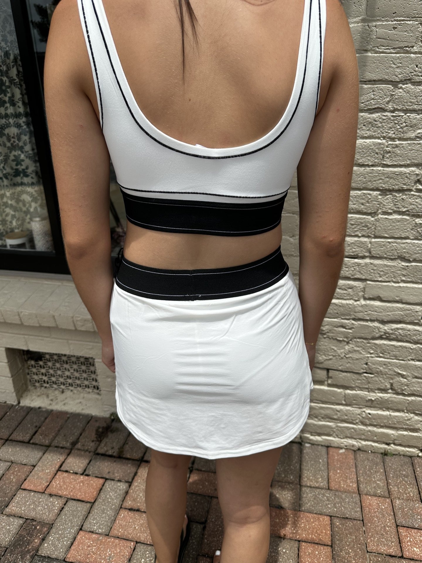 Contrast Thread Sports Bra