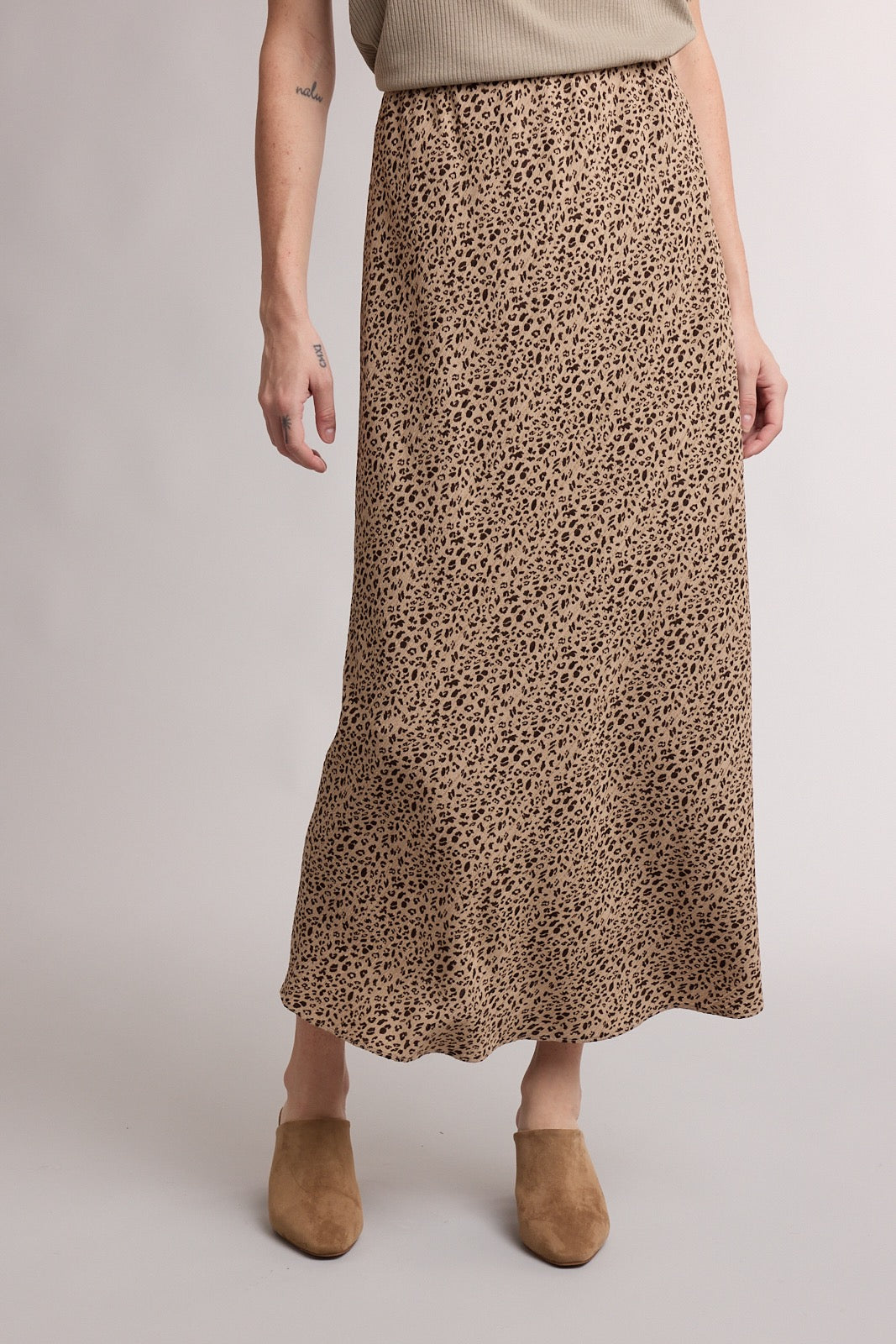 Cheetah Midi Skirt