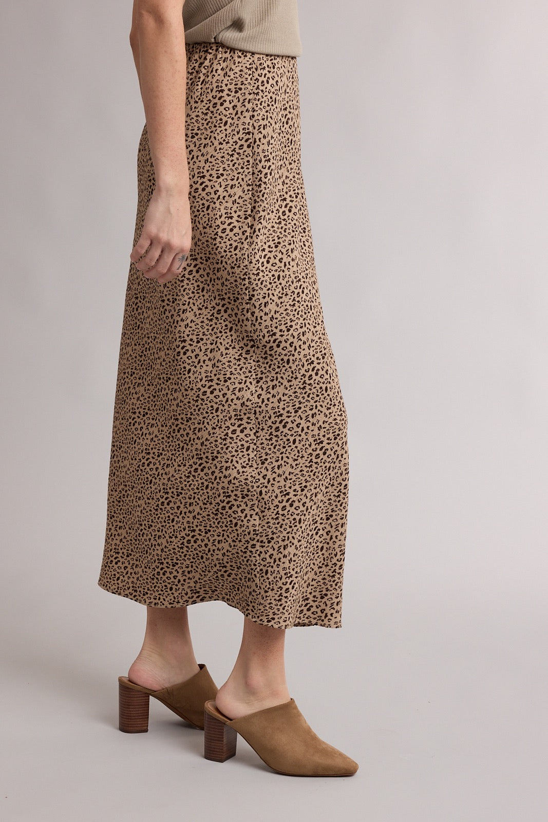 Cheetah Midi Skirt