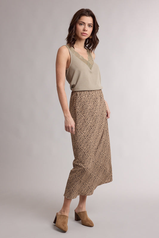 Cheetah Midi Skirt