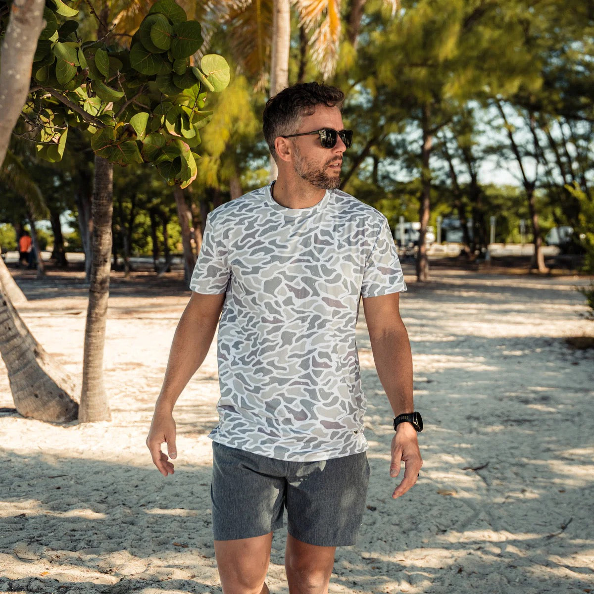 Burlebo GO-TO TEE- White Camo