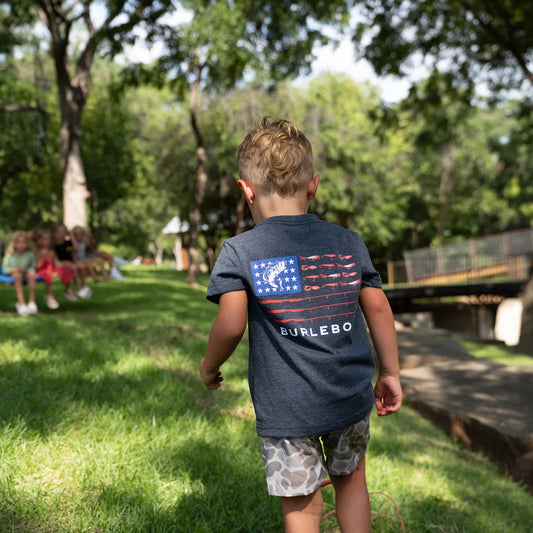 Youth Fishing USA Tee