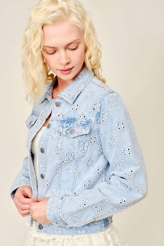 Wildflower Denim Jacket