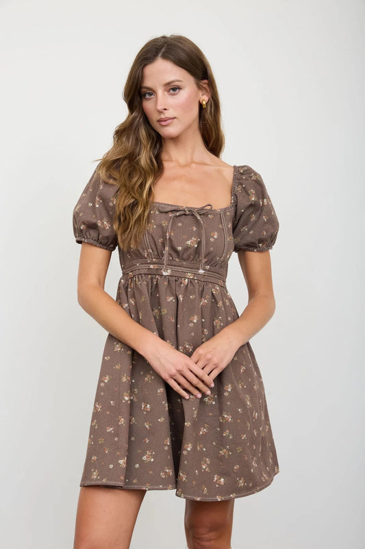 Ditsy Floral Mini Dress
