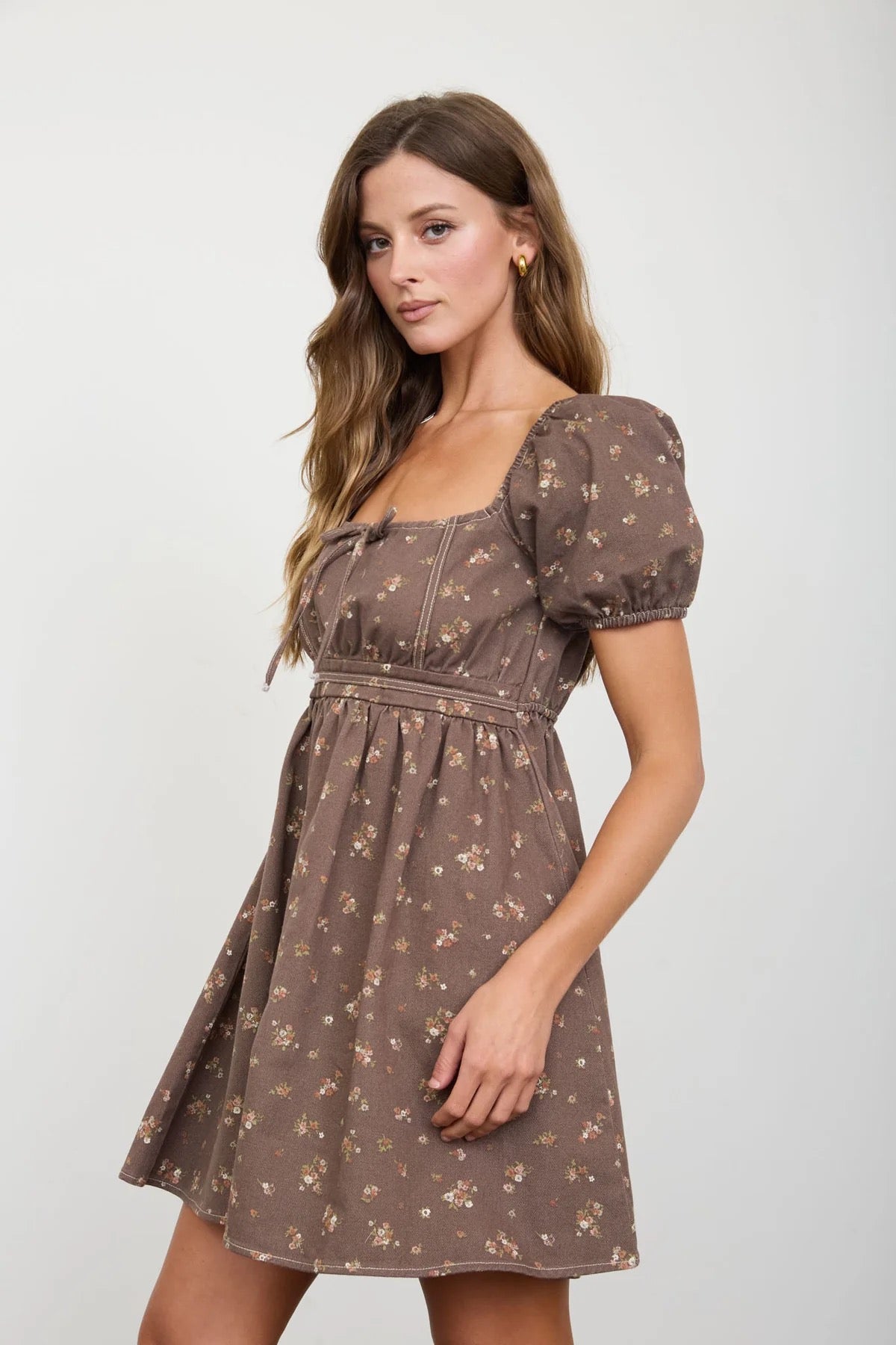 Ditsy Floral Mini Dress