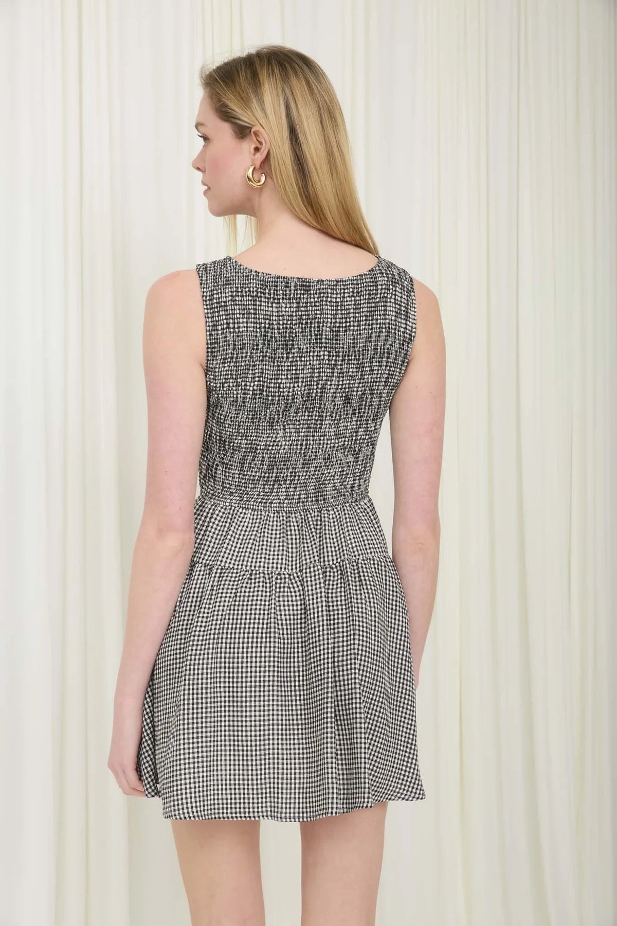 Need You Gingham Mini Dress