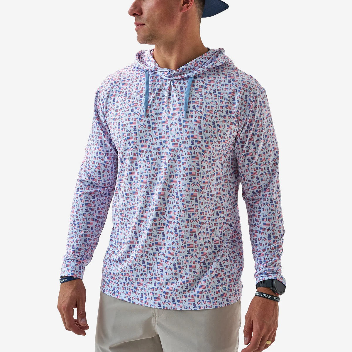 Burlebo Performance Hoodie- Old Glory