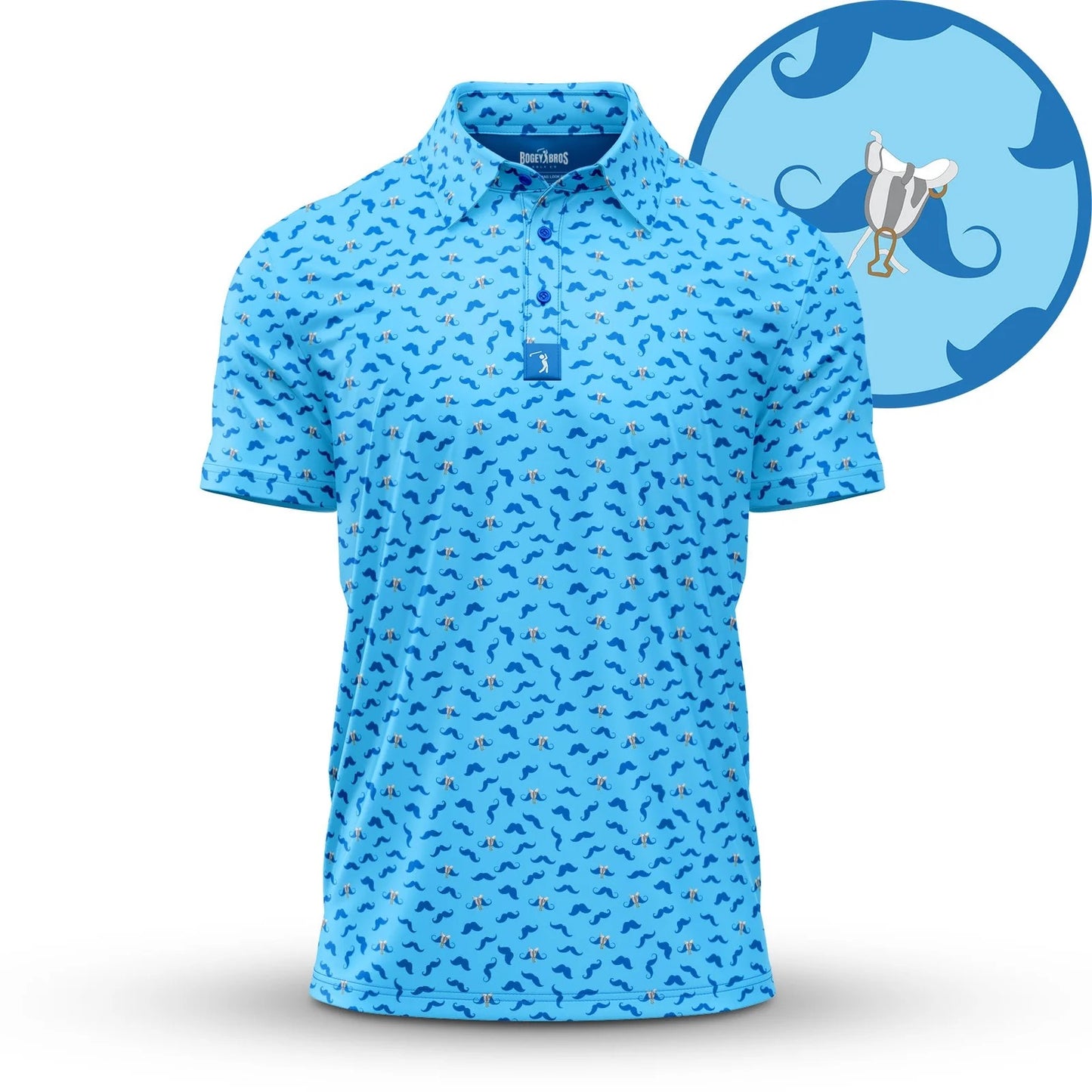 Mustache Ride Polo