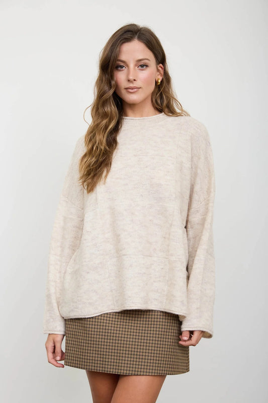 Preferred Taste Mock Neck Sweater