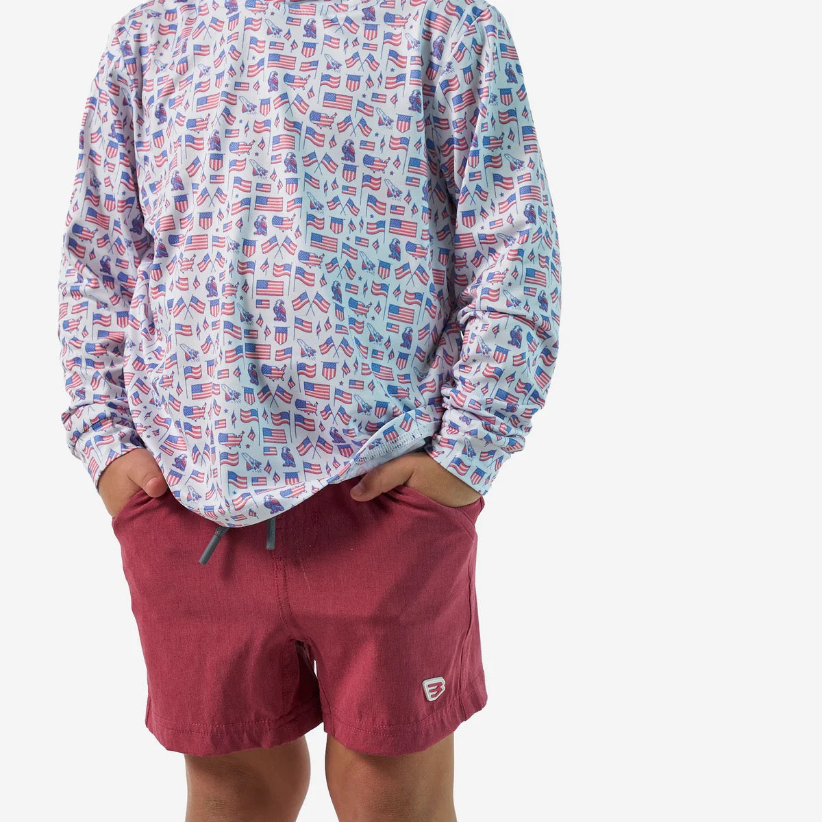 Youth Performance Hoodie-Old Glory