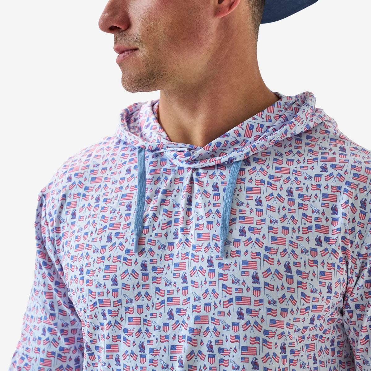 Burlebo Performance Hoodie- Old Glory