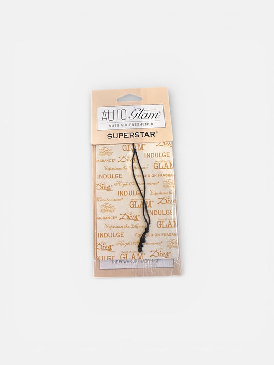 Tyler Auto Air Freshener- Superstar