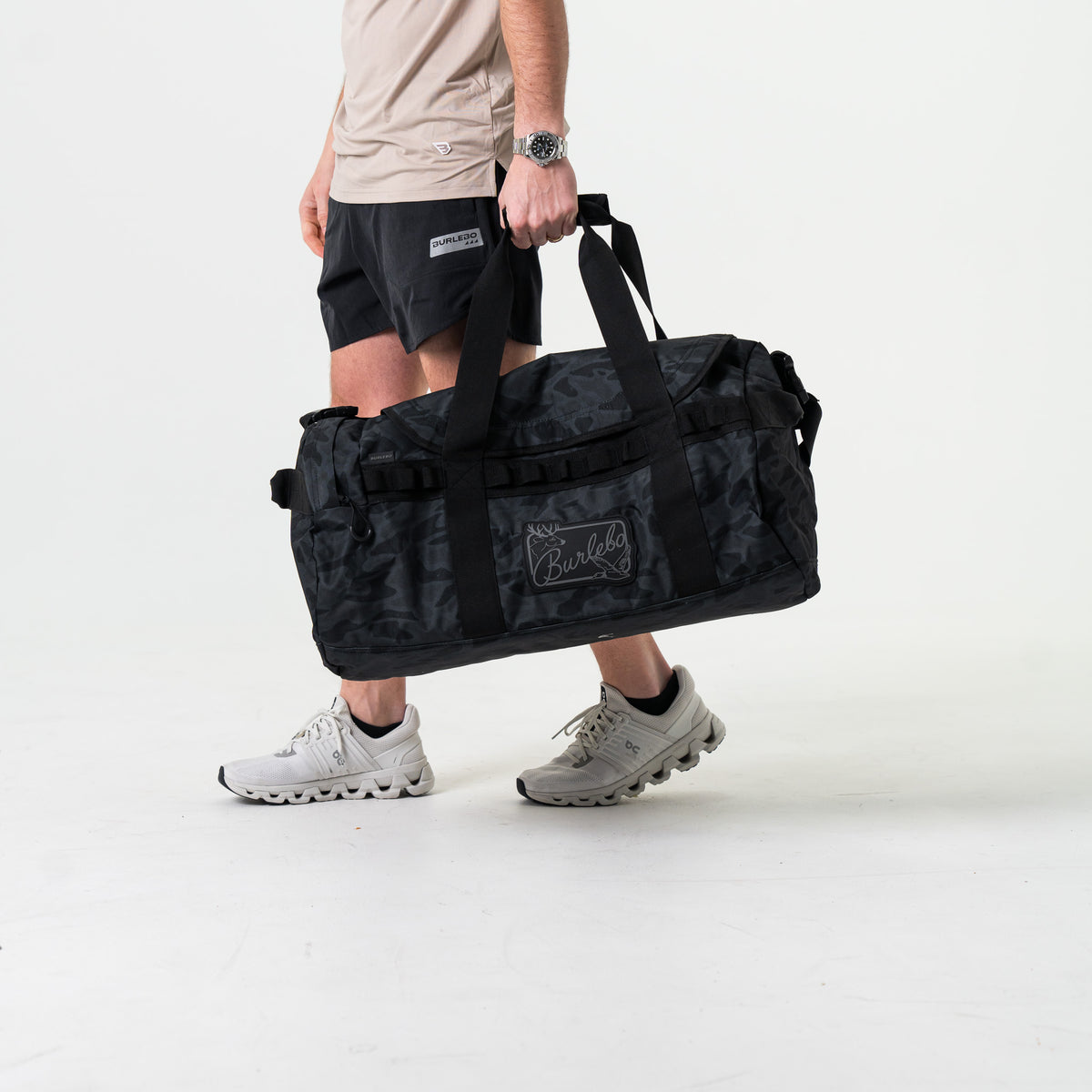 Burlebo Duffle Bag- Black Camo
