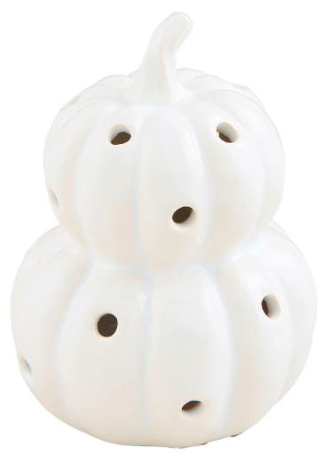 White Pumpkin Light Up Sitter