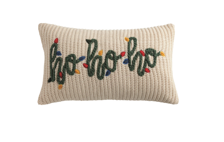 Holiday Chunky Knit Pillows