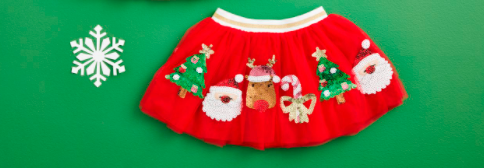 Little Girls Christmas TUTU skirt